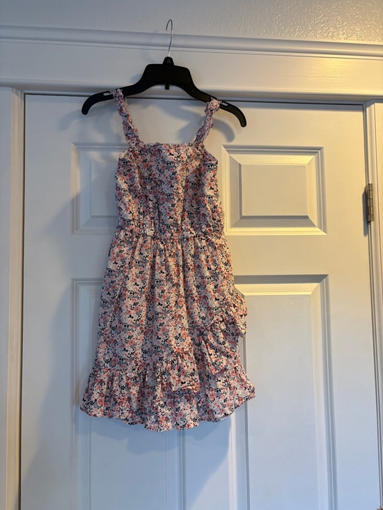 Janie and Jack Other - Girls Floral Janie & Jack Pink Sundress with Ruffle Hem